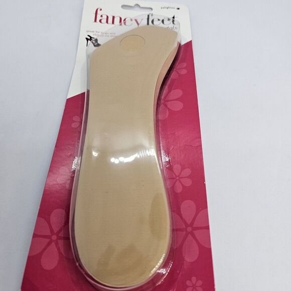 FANCY FEET CUSHION HEEL TO TOE 3/4 INSOLES 2 PAIRS NEW - Picture 2 of 5